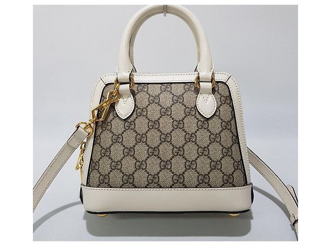 Gucci Mini Handtasche Horsebit Weiß - Ansicht 5
