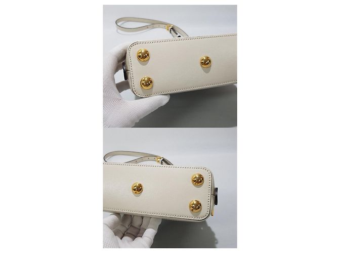 Gucci Mini Handtasche Horsebit Weiß - Ansicht 8
