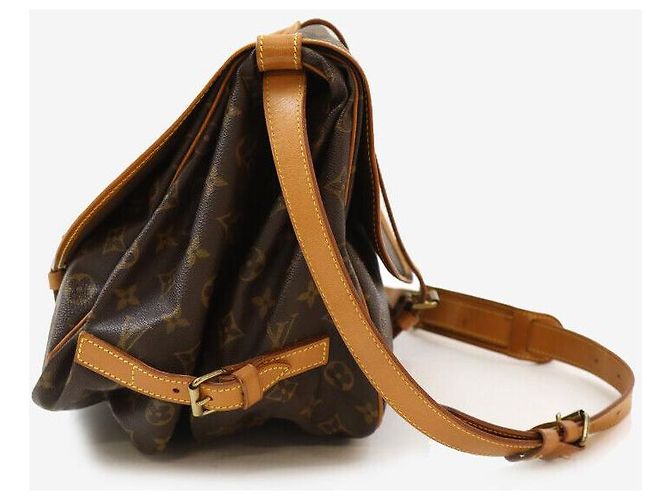 Louis Vuitton Borsa a Spalla Crossbody Sommier GM Monogram Twin Bag Marrone - vista 2