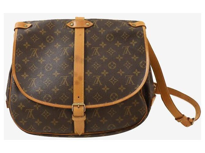 Louis Vuitton Borsa a Spalla Crossbody Sommier GM Monogram Twin Bag Marrone - vista 3