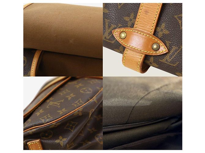 Louis Vuitton Borsa a Spalla Crossbody Sommier GM Monogram Twin Bag Marrone - vista 7