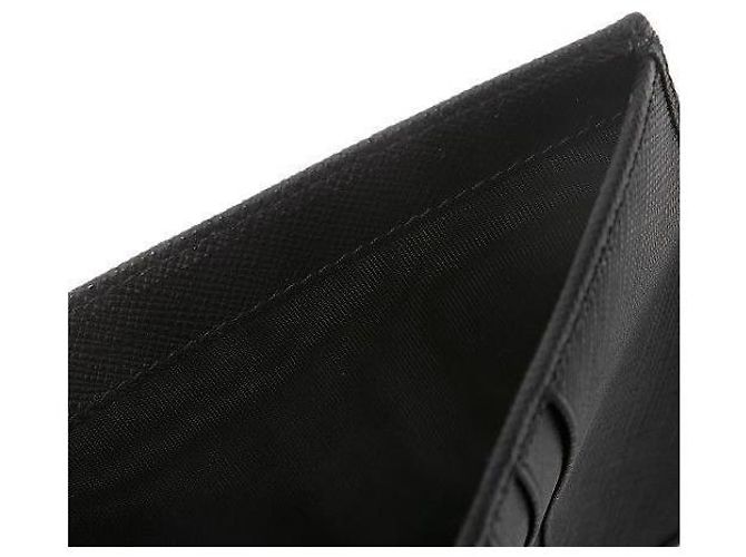 Prada Monedero de cuero Saffiano negro - vista 7