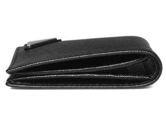 Prada Monedero de cuero Saffiano negro - vista 8