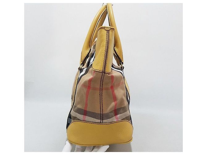 Burberry Grande borsa tote a quadri - vista 3