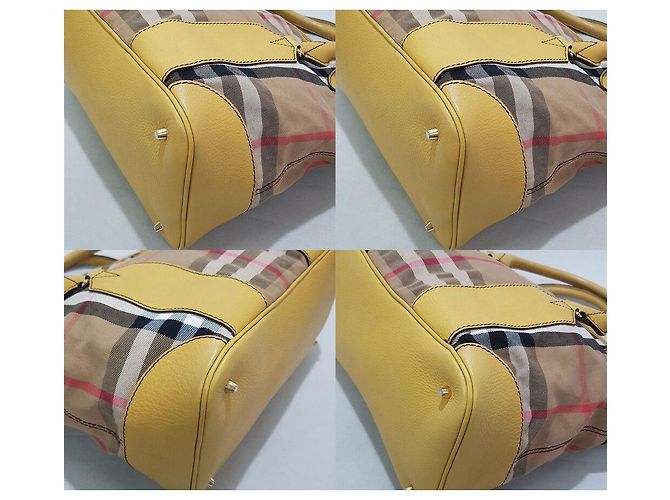 Burberry Grande borsa tote a quadri - vista 7