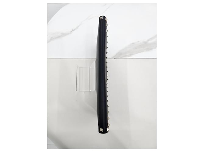 Valentino Borsa Clutch Envelope Rockstud Nero - vista 3