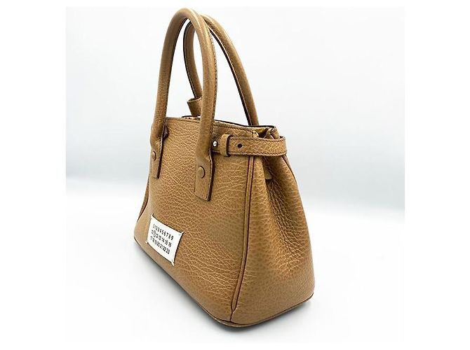Maison Martin Margiela Kleine braune Drawstring-Tote von Maison Margiela - Ansicht 2