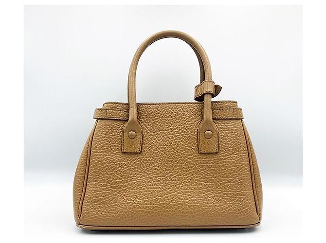 Maison Martin Margiela Kleine braune Drawstring-Tote von Maison Margiela - Ansicht 3