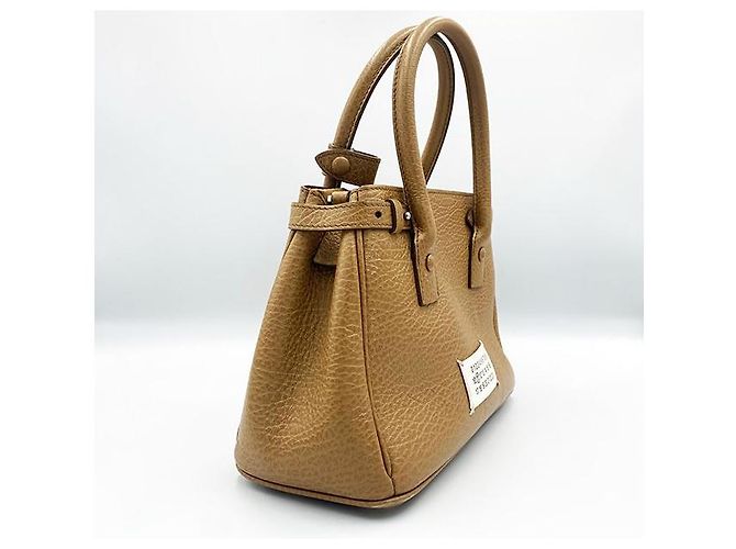 Maison Martin Margiela Kleine braune Drawstring-Tote von Maison Margiela - Ansicht 4