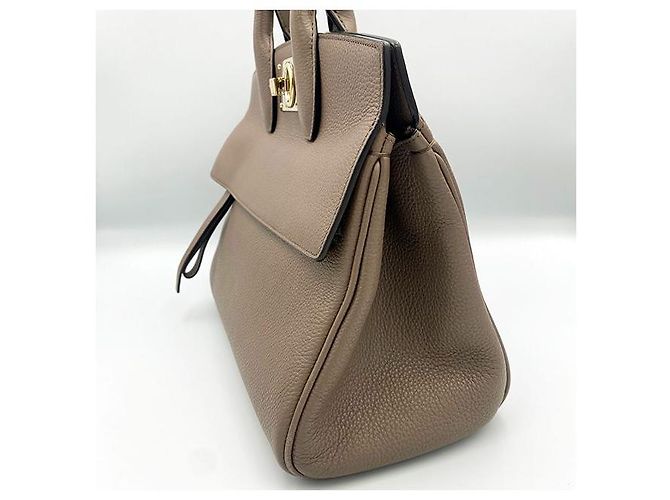 Salvatore Ferragamo Piccola Borsa Tote Brown Studio Marrone - vista 5