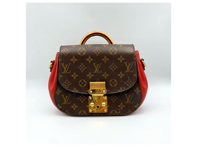 Louis Vuitton Borsa Tote Eden MM Monogramma Rosso Marrone - vista 2