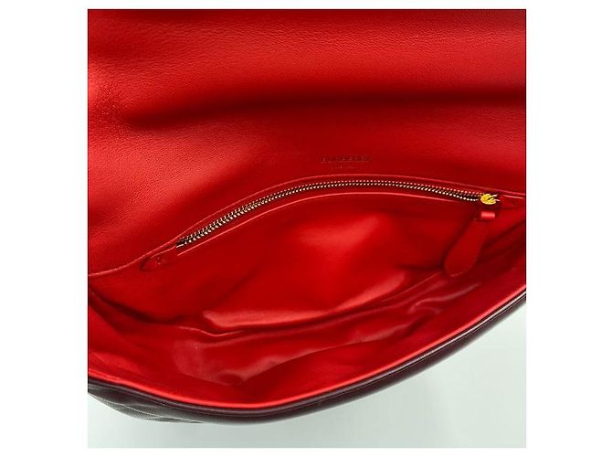 Burberry Kleine Schultertasche Olympia in Burgunderrot - Ansicht 8