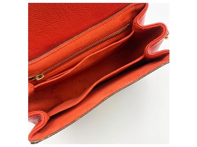 Louis Vuitton Borsa Tote Eden MM Monogramma Rosso Marrone - vista 9