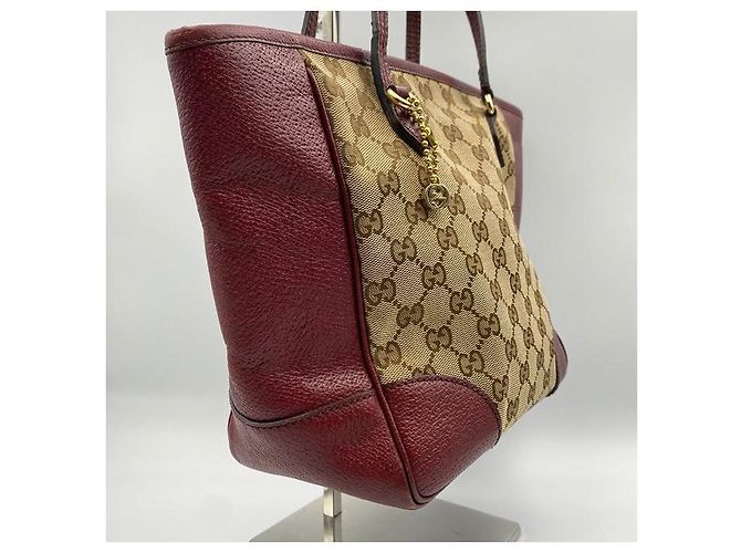 Gucci Borsa tote GG Supreme bordeaux Rosso - vista 3