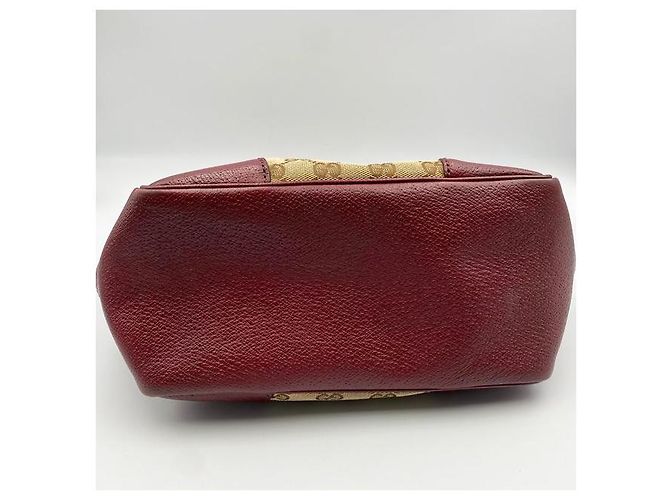 Gucci Borsa tote GG Supreme bordeaux Rosso - vista 5