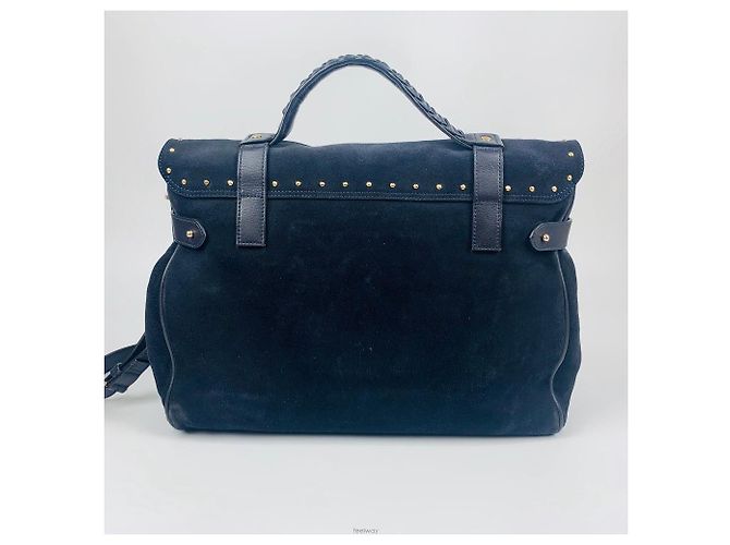 Mulberry Borsa a spalla con frange nere Nero - vista 2