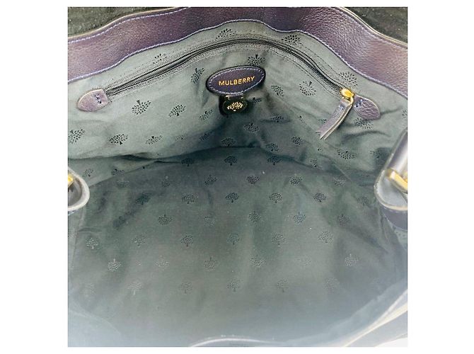 Mulberry Borsa a spalla con frange nere Nero - vista 5