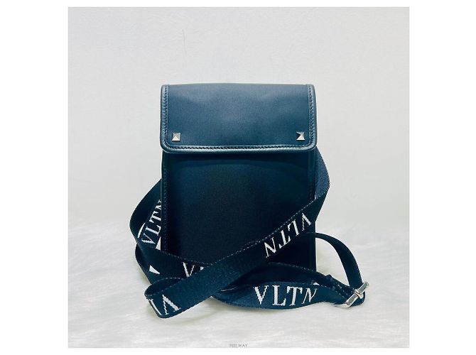 Valentino Pochette Incrociata Mini Garavani VLTN Nero - vista 2