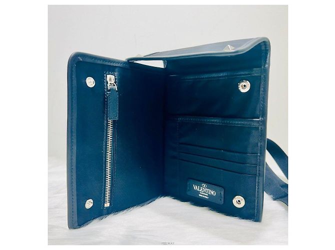 Valentino Pochette Incrociata Mini Garavani VLTN Nero - vista 5