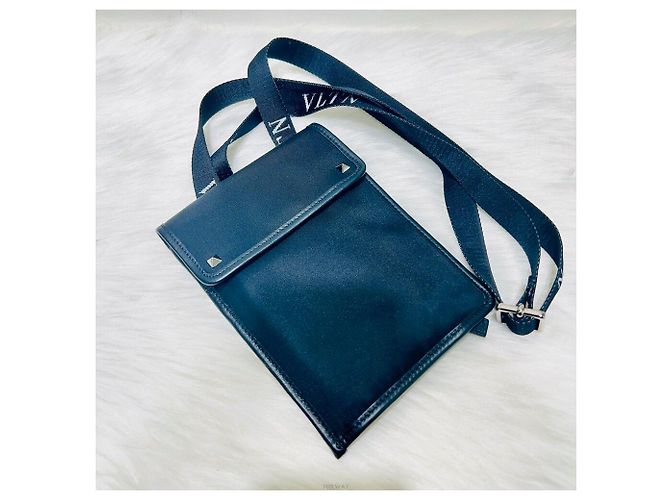 Valentino Pochette Incrociata Mini Garavani VLTN Nero - vista 6