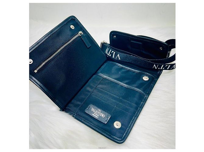 Valentino Pochette Incrociata Mini Garavani VLTN Nero - vista 7