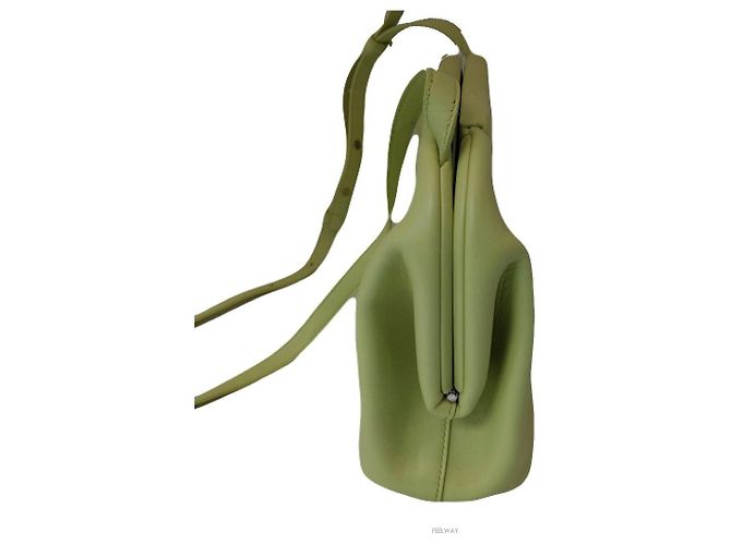 Bottega Veneta Triangle Point Small Top Handle Crossbody Bag Verde - vista 2