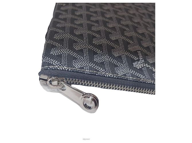 Goyard Clutch Sena Grigio MGM Marrone - vista 5
