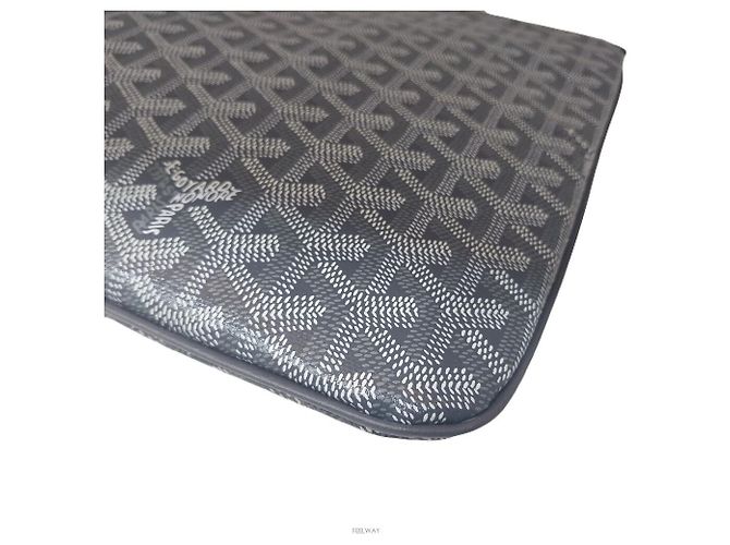 Goyard Clutch Sena Grigio MGM Marrone - vista 6