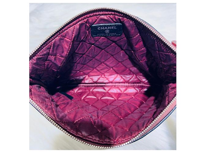 Borsa clutch media nera classica in caviale di Chanel Nero - vista 6