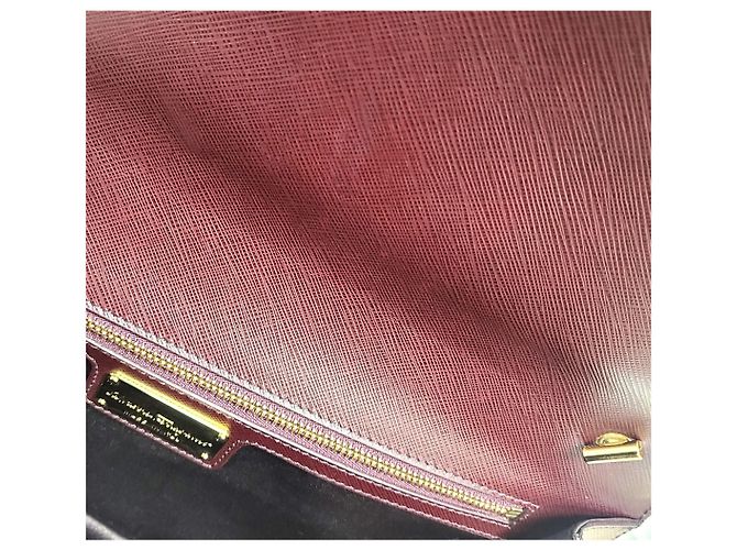 Borsa a Spalla Vara in Pelle Morbida per Donne di Salvatore Ferragamo Porpora - vista 6