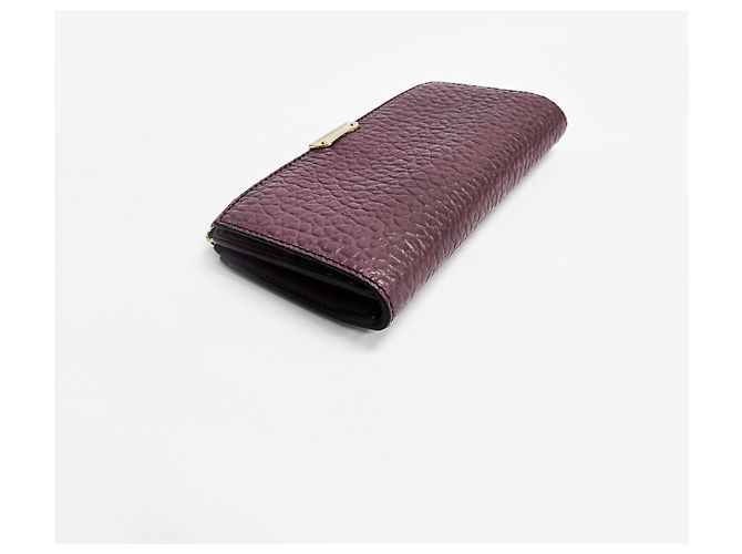 Carteira Continental Grain Duskie Mauve Burberry Roxo - vista 17