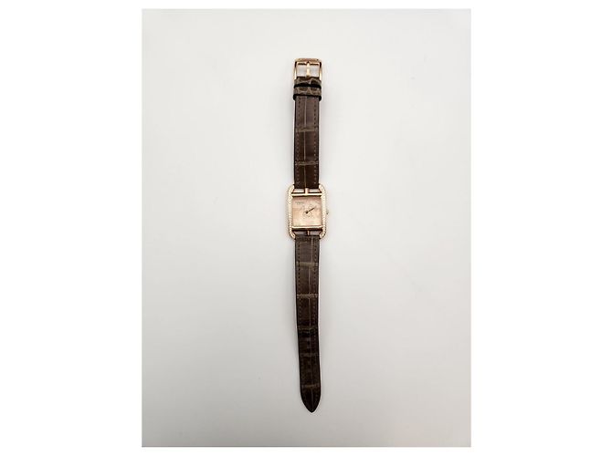 Hermès Cape Cod Small Diamond Bezel Gold Case Years Golden - view 7