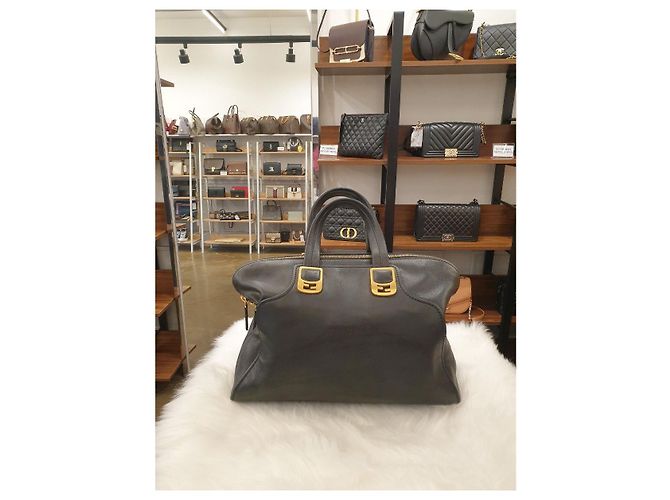 Chameleon Fendi Cameleon Grande Nero - vista 5