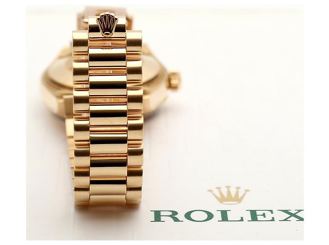 Rolex Datejust Gold Medium Damen Unisex-Uhr Golden - Ansicht 22