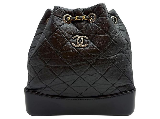 Chanel Zaino Gabrielle Chain Piccolo Nero - vista 2