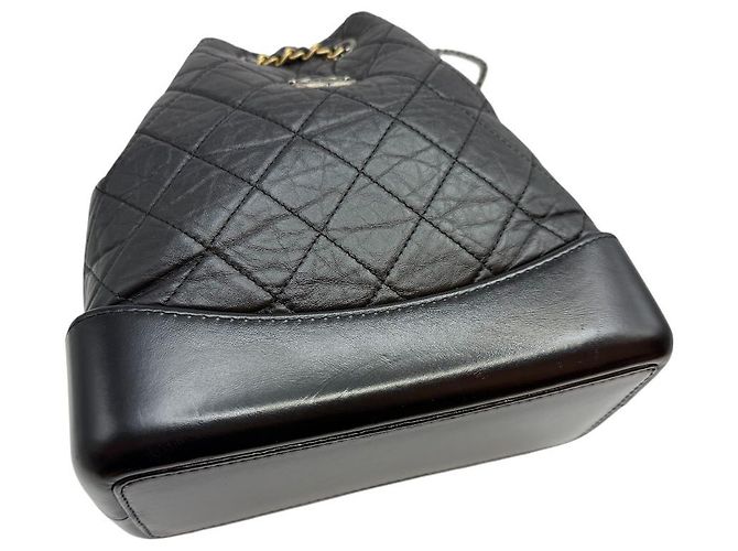 Chanel Zaino Gabrielle Chain Piccolo Nero - vista 6