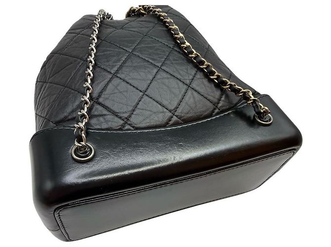 Chanel Zaino Gabrielle Chain Piccolo Nero - vista 7