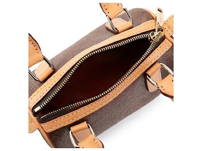Etro Mini Borsa Boston Paisley Marrone - vista 11