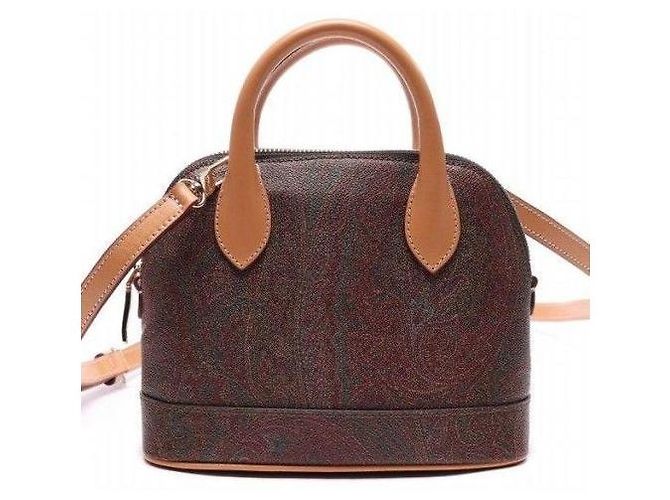 Etro Tote Bag mit Obergriff im Paisley-Muster: Braun - Ansicht 9