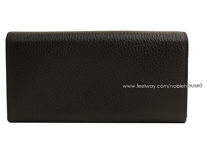 Gucci Schwarze Swing Klapp-Langbörse - Ansicht 2