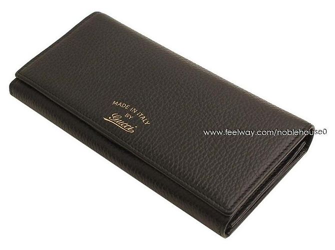Gucci Schwarze Swing Klapp-Langbörse - Ansicht 3