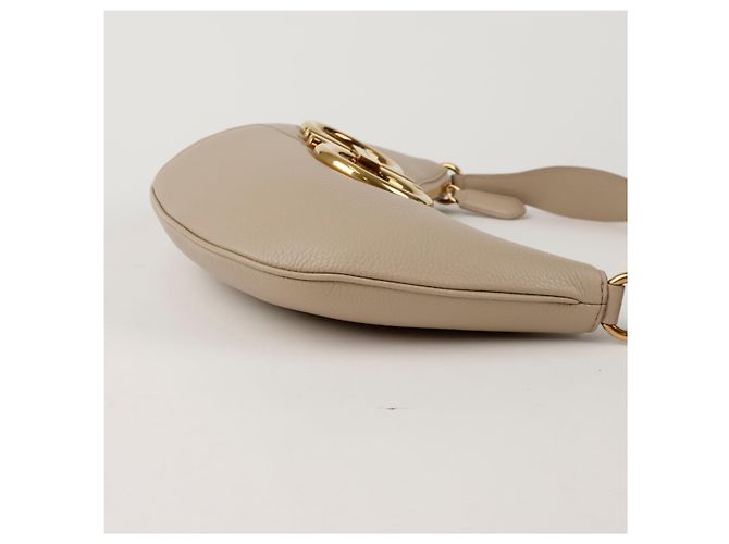 Salvatore Ferragamo Borsa a Spalla Maxi Gancio Marrone - vista 7