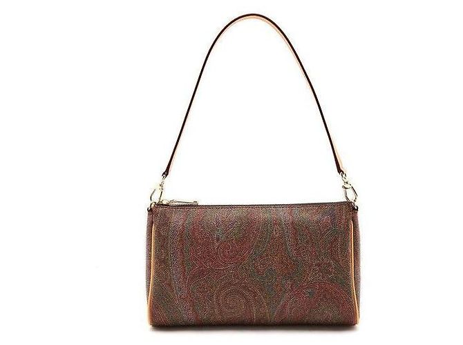 Etro Borsa a spalla in jacquard paisley Marrone - vista 2