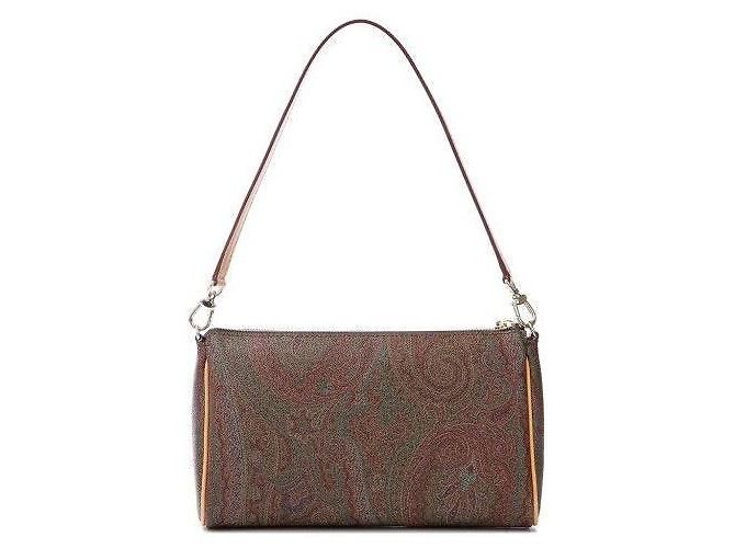 Etro Borsa a spalla in jacquard paisley Marrone - vista 7