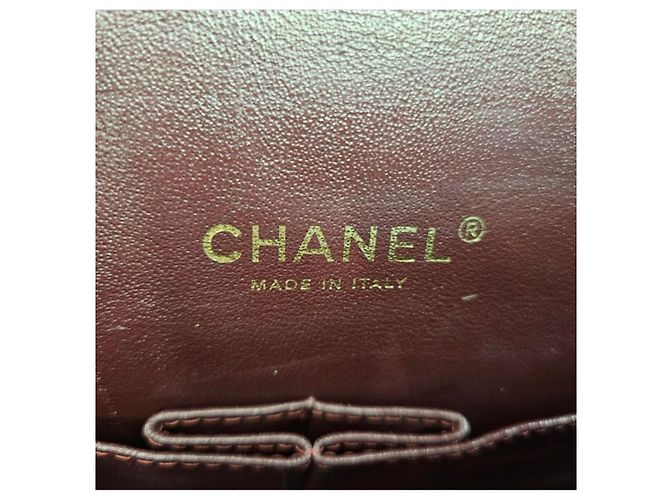 Chanel Borsa Maxi Flap in Caviar Oro Classico Nero - vista 12