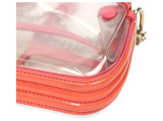 Boy Chanel Borsa a spalla in PVC con catena in PVC Arancione - vista 7