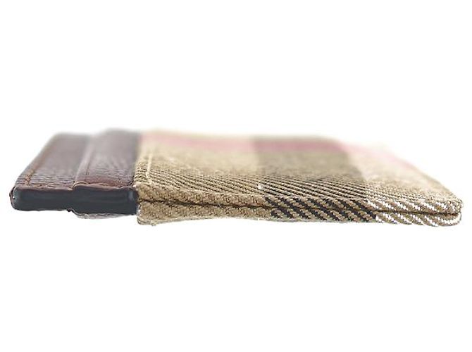 Burberry Tarjetero Sandon de cuero marrón Castaño - vista 4