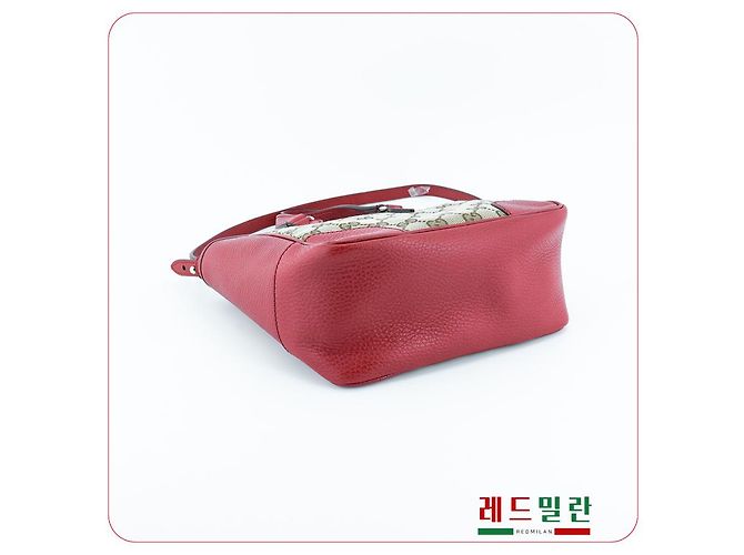 Gucci Borsa a spalla in pelle rossa Rosso - vista 10