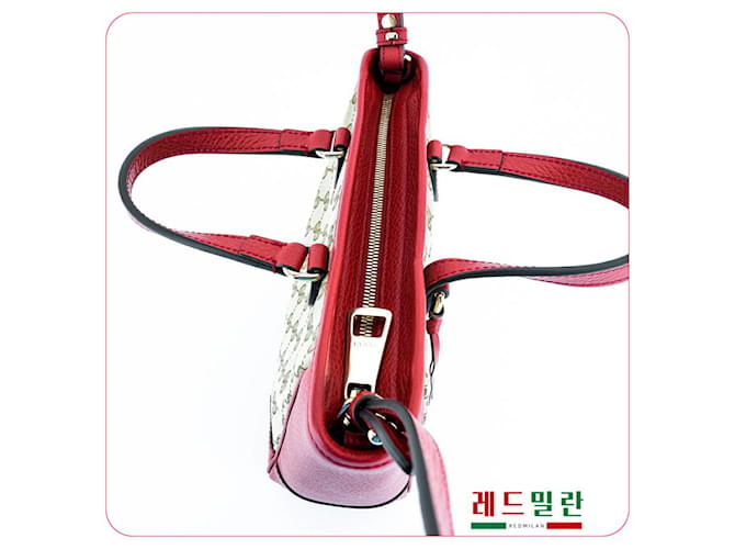 Gucci Borsa a spalla in pelle rossa Rosso - vista 15