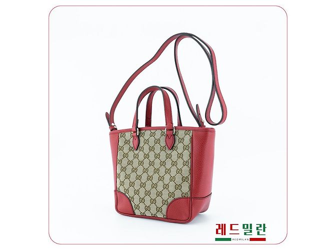 Gucci Borsa a spalla in pelle rossa Rosso - vista 3